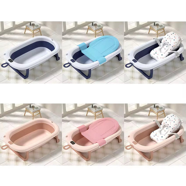 BAÑERA PLEGABLE CON ESPUMA ACOLCHADA