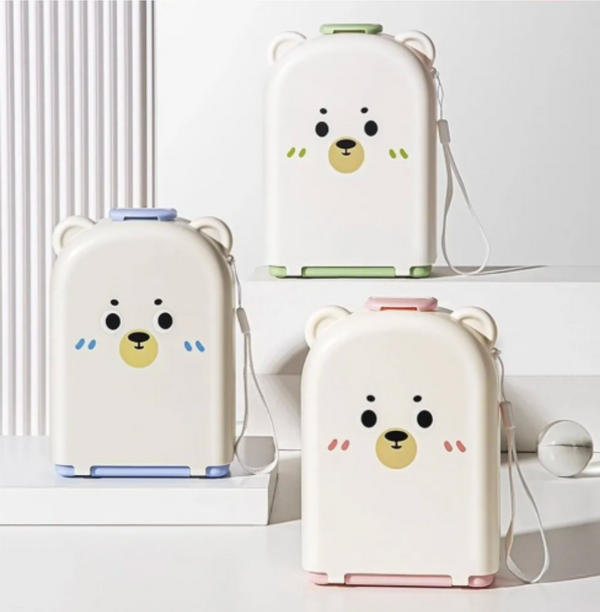 LAVA TETEROS PORTATIL VERDE, ROSADO Y AZUL